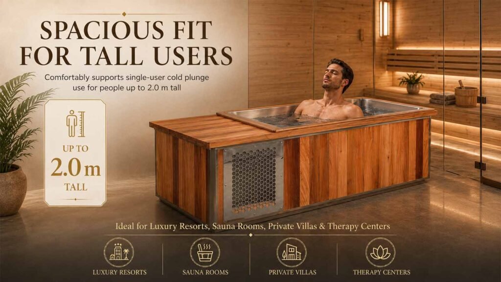 Built for Full-Body Cold Plunge Experience