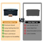 CHILLMEND Decorative Wooden All-in-One Ice Bath Tub- Competitive Comparison