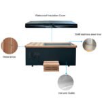 CHILLMEND Decorative Wooden All-in-One Ice Bath Tub- Product Details