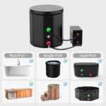 Chillmend 1HP Ice Bath Chiller fits a wide range of ice bath tubs