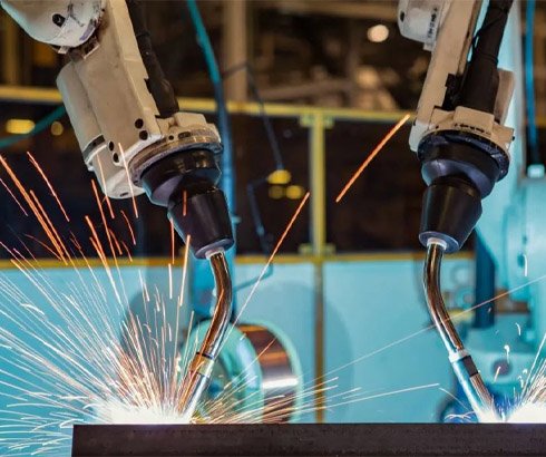 Precision welding process for ice bath chiller components