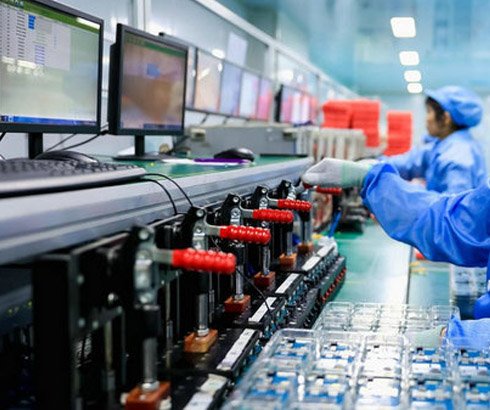 Quality control inspection in ice bath chiller production