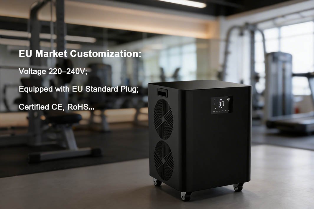 CHILLMEND OEM case for EU market ice bath chiller