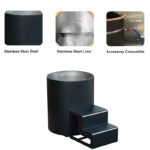 Details of Cylindrical Stainless Steel Ice Bath Tub