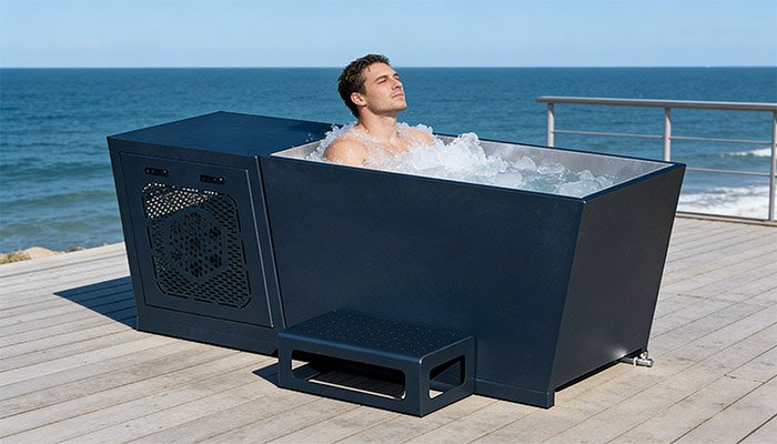 Enjoy the fun of ice bathing.