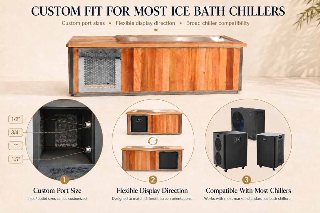 Fully Compatible With Most Ice Bath Chillers