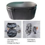 Oval Inflatable Bath Tub Set