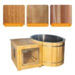 Oval bath tub Various Wood Options