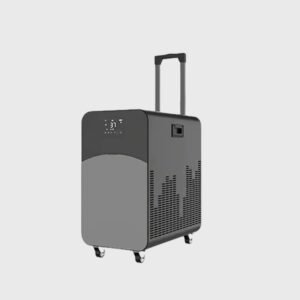 Right front of the trolley case