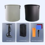 Round Ice Bath Tub Set