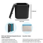 Square Inflatable Bathtub- Size and Material Specifications