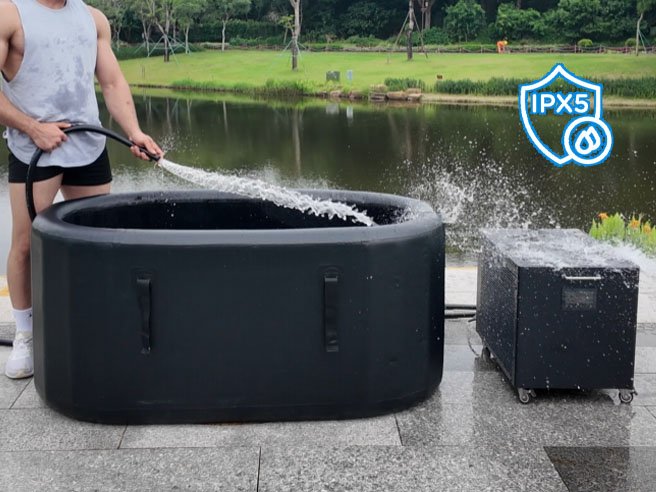Chillmend ice bath chiller IPX5 waterproof rating