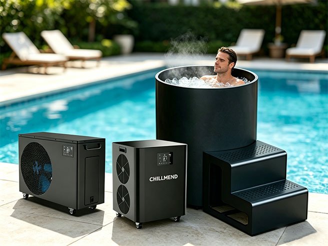 Chillmend indoor and outdoor ice bath machines