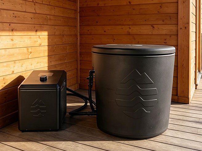 Ice Barrel Round Cold Plunge System