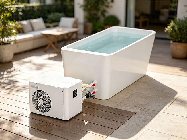 Plunge Brand White Cold Plunge Chiller