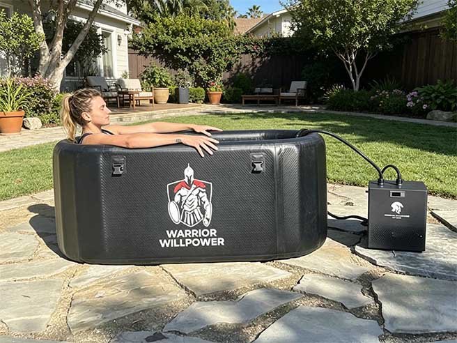 Warrior Willpower Black Cold Plunge Chiller System