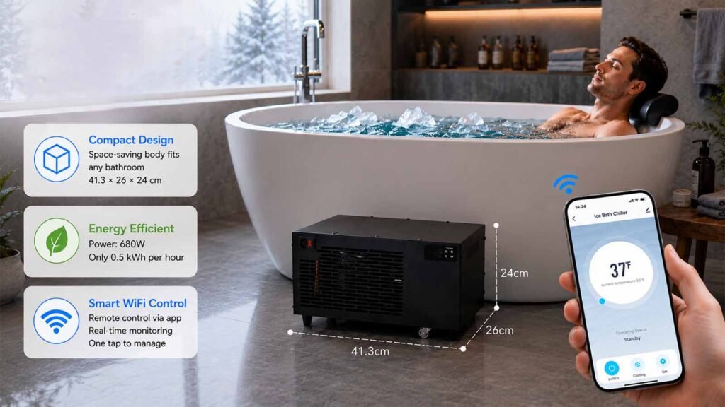 Mini Ice Bath Chiller for Personal Recovery