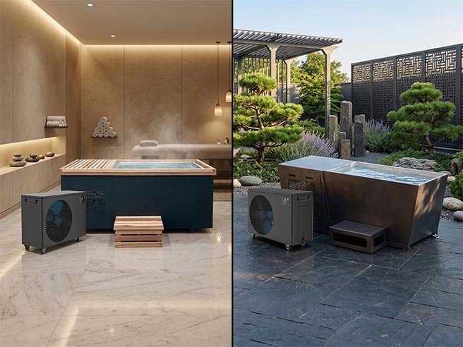 Commercial Ice Bath Chiller: What Gyms Must Know 4 Indoor vs Outdoor Installation Considerations