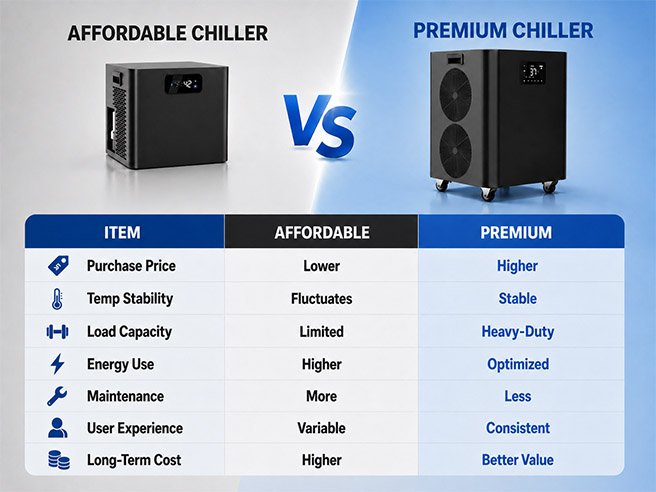 Cheap vs Premium Ice Bath Chillers A Real Cost Comparison