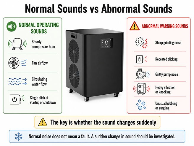 Is Some Ice Bath Chiller Noise Normal