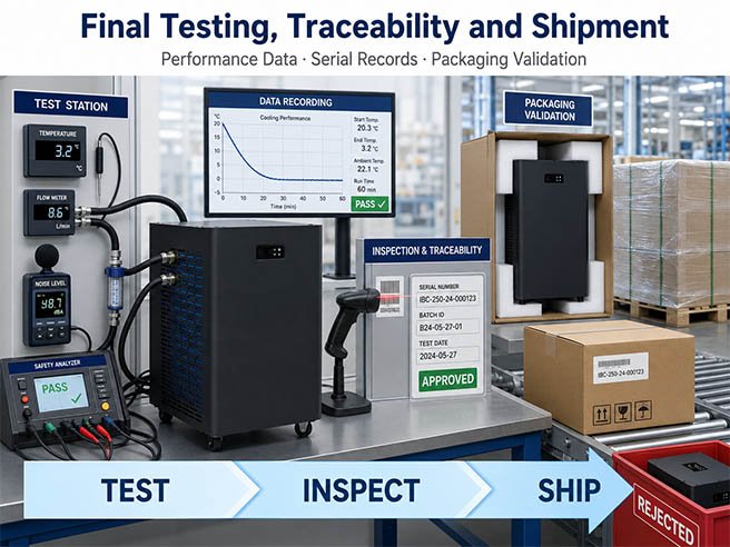 How Ice Bath Chillers Are Manufactured: Assembly, Testing and Quality Control 3 Step 13 Final Quality-Control Inspection