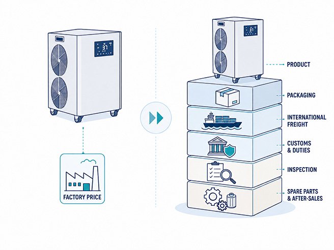 How to Import Ice Bath Chillers from China: Landed Cost and Compliance 1 Why the Factory Price Is Only the Starting Point